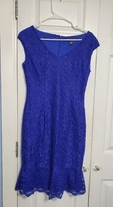 American living, 4, blue lace dress
